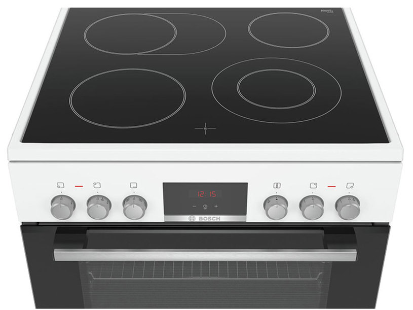 Freestanding Cooker With Ceramic Hob Bosch HKR39C220 Techmart Cyprus Freestanding Cooker With Ceramic Hob Bosch HKR39C220 Techmart Cyprus